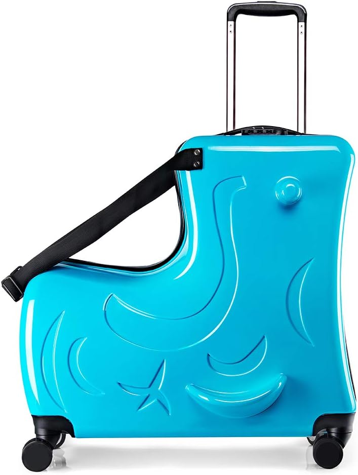 6. N-A Hard-Shell Kids Spinner Travel Bag